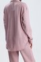 Women's Flam Linen Trousers – Elastic High Waist Relaxed Cut Summer Oversize - 4