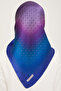 Nostalgia Series Nostalgia Series Twill Silk Scarf 9003D-09 Logo Pattern Blue-Fuchsia - 4