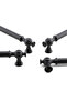 Fraction Furniture Metal Handle Kitchen Drawer Cabinet Cupboard Door Handles Handle Handle 192 mm Black 192 Cm. - 4