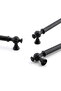 Fraction Furniture Metal Handle Kitchen Drawer Cabinet Cupboard Door Handles Handle Handle 192 mm Black 192 Cm. - 2