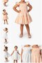 Baby Girl Dress Girls Kids Dress Birthday Party Wedding Dress Short Sleeve Lined Leopard Dress - 3