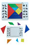 Wooden Tangram Brain Teaser – Educational Puzzle with Wooden Mdf Cut, Colorful Geometric Pieces - 4