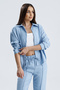 Women's Flam Linen Shirt – Flowy Comfortable Fit Summer Shirt - 5