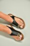 U652227109 Black Women's Sandals - 3