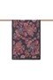 Chrysanthemum Patterned Tensel Shawl 02144-Brown Fuchsia - 2