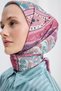Milano Pattern Soft Scarf - Pink Blue - 3