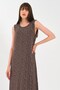 Women's Lycra Viscose Small Floral Midi Length Dress - 5