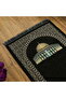 Kubbetus Sahara Luxury Chenille Prayer Rug Black (66X117Cm) 485Gr - 3