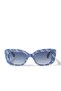 Shoreditch Gem Rectangle Sunglasses Uv Protection - 5