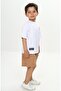 T Oontoy Boy's Happy Text Printed Shorts Suit - 2