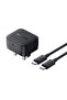 Palm 30W PD Type-C Fast Charging Wall Charger - UK, Ultra Fast C to C Data Cable 1M - Black