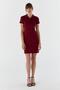 Polo Neck Dress Bordo - 2