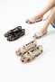 Daily Women's Beige Ballerina Strap Rubber Buckle Flower Detailed Transparent Light Comfortable Shoes 304 - 5