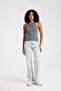 Ribbed Smoked Sleeveless Halter Neck Women's Crop Knitwear - 7