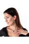 Mini Water Drop Green Women's 2-Piece Jewelry Set Earrings Necklace Set Copper Hand Made No Tarnishing