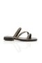 Mia026-1610 Women's Daily Stone Banded Platinum Holiday Slippers - 6
