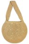 Hand Knitted Beige Women's Shoulder Bag 32X37
