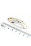 6 cm Silver Clip Snap Buckle Apparatus - Metal Snap Buckle Apparatus - 20 Pieces - 3