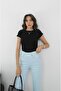 Black Contrast Short Sleeve T-Shirt - 2