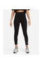 Black - Gray - Silver Women's Slim Fit Slim Fit Leggings DV7789-010 W NSW NK CLSC HR 7/8 TIG