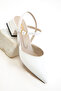 White Women's Classic Heeled Shoes 20655 - 2