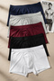 Çok Renkli Çok Renkli Basic 5'li Paket Pamuklu Boxer TMNAW21BX0018