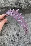 Clara Pink Bridal Henna Crown Special Occasion Accessory Women's Crown Hair Accessory – Bridal Accessory, Stylish Design - 4