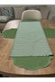 5 Piece Garden and Balcony Concept Embroidered American Service Plate and Runner - 6