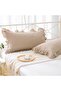 Decorative Linen Gingham Patterned Pillow Case 2 Pieces