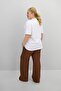 Women's Plus Size Ribbon Detailed Sequin Embroidered Tracksuit Set 8200-25 - 5