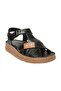D25Ys-2440 Casual Black Women's Sandals