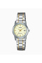 CASIO Women's Analog Beige Dial Watch - LTP-V002SG-9A