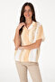 Women's Camel Short Sleeve Shirt 50305878-Vr015 - 3
