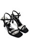 Women's Vegan Black Heeled Shoes - 2