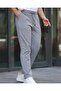 Erkeke Premium Stretch Fabric Star Pants Viscose Blended Slim with Back Pocket - 2