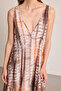 Butterfly Collection Long Lyocell Dress - Brown - 8