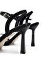 Women's Vegan Black Heeled Shoes - 5