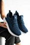 Unisex Indigo Knit Sport Lightweight Comfortable Sneakers