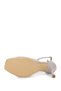 Women's Vegan Beige Heeled Shoes - 5