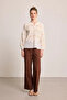 Embroidered Cotton Blouse - White - 2