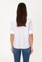 Women's White Long Sleeve Shirt 50299668-Vr013 - 5