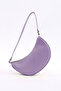 Lilac Shk26 Single Compartment Faux Leather Hand and Shoulder Bag L:12 E:26 W:6 cm - 8