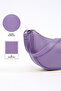 Lilac Shk26 Single Compartment Faux Leather Hand and Shoulder Bag L:12 E:26 W:6 cm - 5