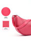 حقيبة يد وكتف من الجلد الصناعي ذات مقصورة واحدة من Fuchsia Shk26 - 5