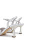 Women's Genuine Leather White Heeled Shoes - 5