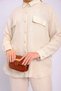 8353 - Stylish Comfortable Linen Shirt-Pants Women's Set - 4