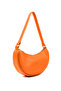 Orange Single Compartment Leather Hand and Shoulder Bag L:12 E:26 W:6 cm - 2