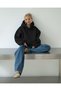 Oversize Kapşonlu Basic Baskısız Okul Sweatshirt - 2