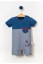 Baby Boy Sailor Striped Summer Rompers - 3