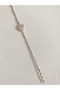 Silver Color Heart Detail Steel Shahmeran - 2